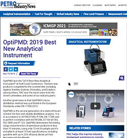 OptiPMD: 2019 Best New Analytical Instrument